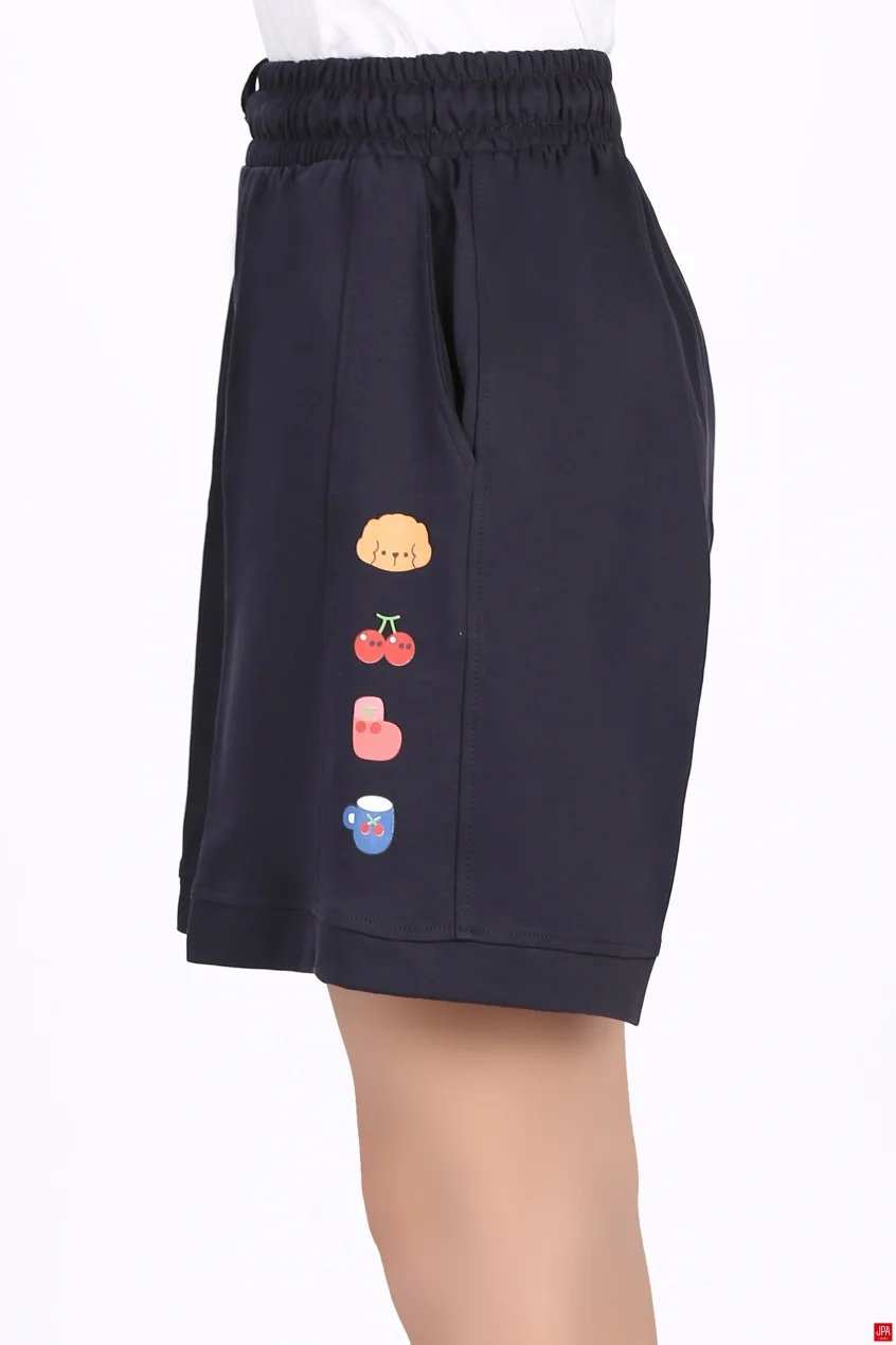 شلوارک زنانه راحتی چاپی رگولار جی پی ای JPA کد - 04393