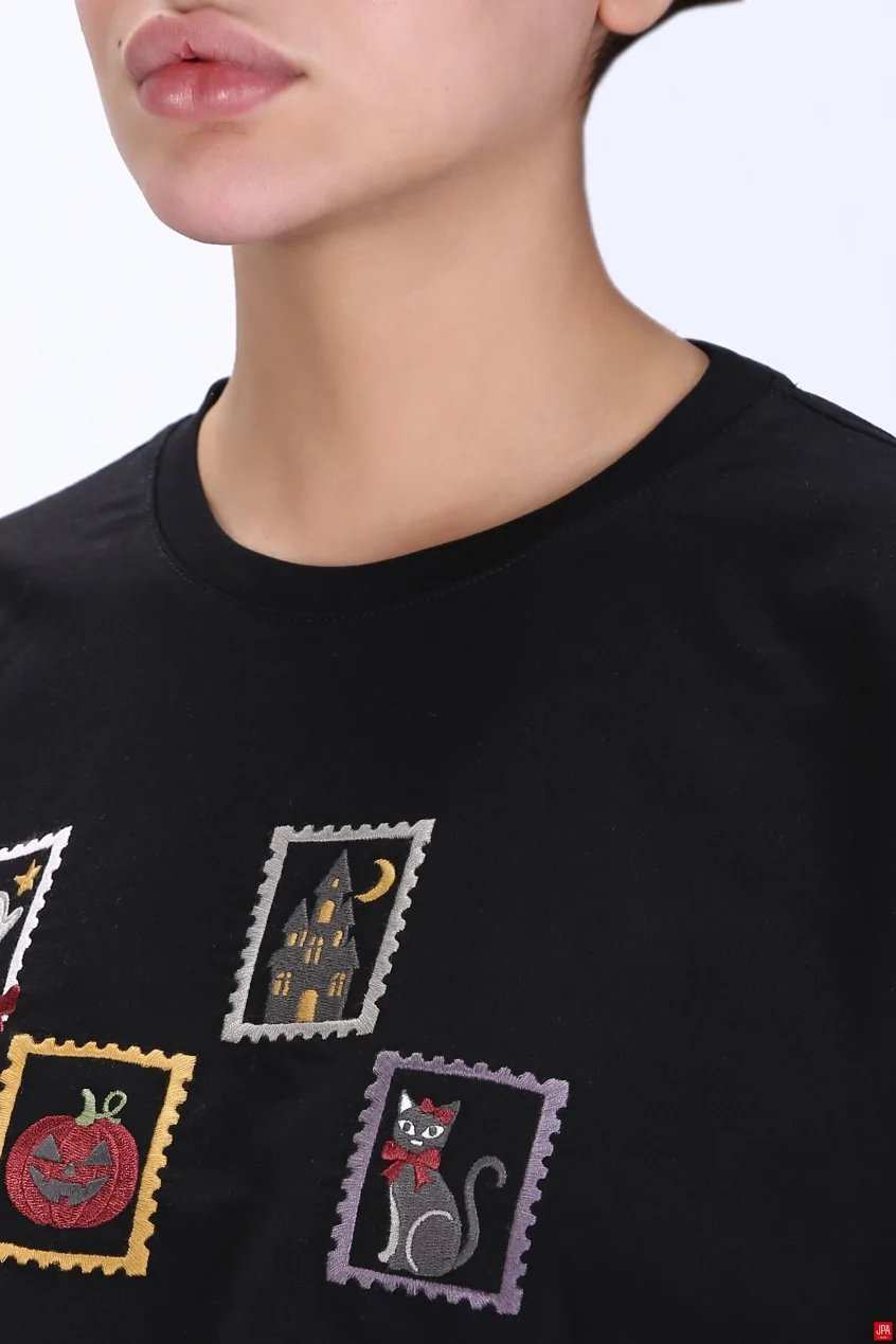 تیشرت شلوارک زنانه راحتی گلدوزی جی پی ای JPA – کد 04410