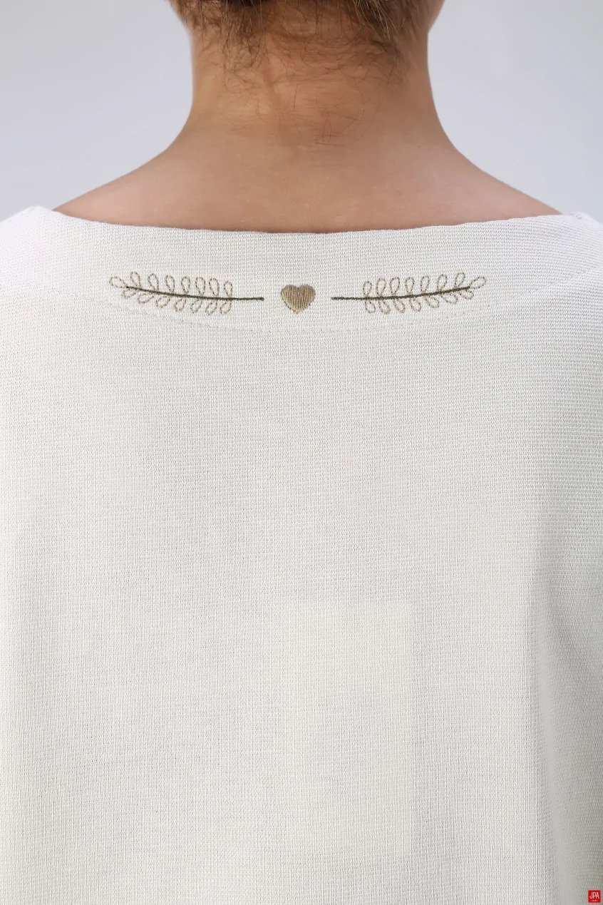 تیشرت زنانه یقه گرد طرحدار رگولار جی پی ای JPA - کد 04401