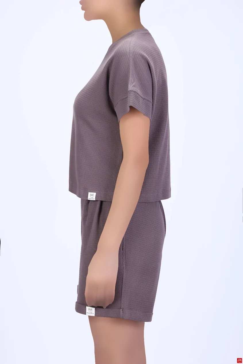 تیشرت شلوارک زنانه راحتی طرحدار رگولار جی پی ای JPA – کد 04509