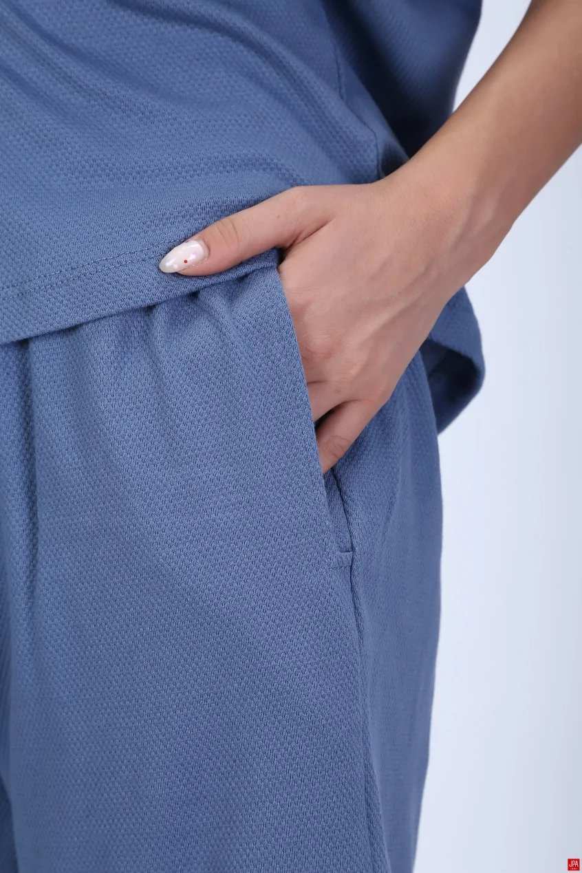 تیشرت شلوارک زنانه راحتی طرحدار گلدوزی جی پی ای JPA – کد 04467