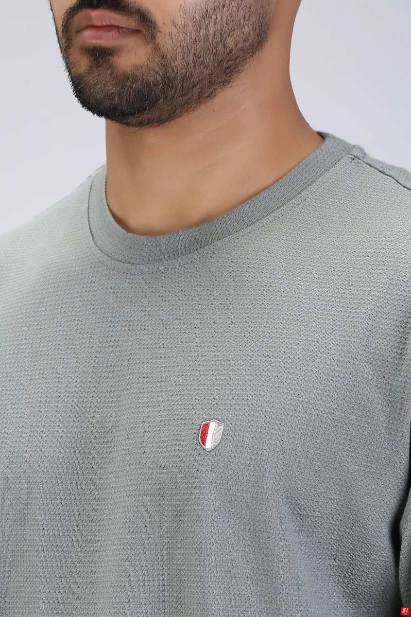 تیشرت مردانه یقه گرد طرحدار گلدوزی رگولار جی پی ای JPA – کد 05012