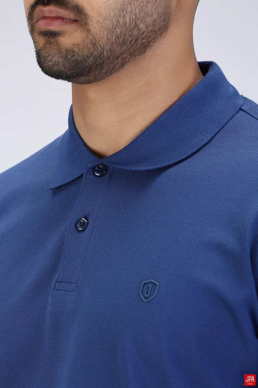 پولوشرت مردانه یقه دار طرحدار اسلیم ( جذب) جی پی ای JPA – کد 04454