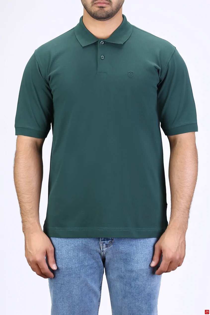 پولوشرت مردانه یقه دار طرحدار اسلیم ( جذب) جی پی ای JPA – کد 04454