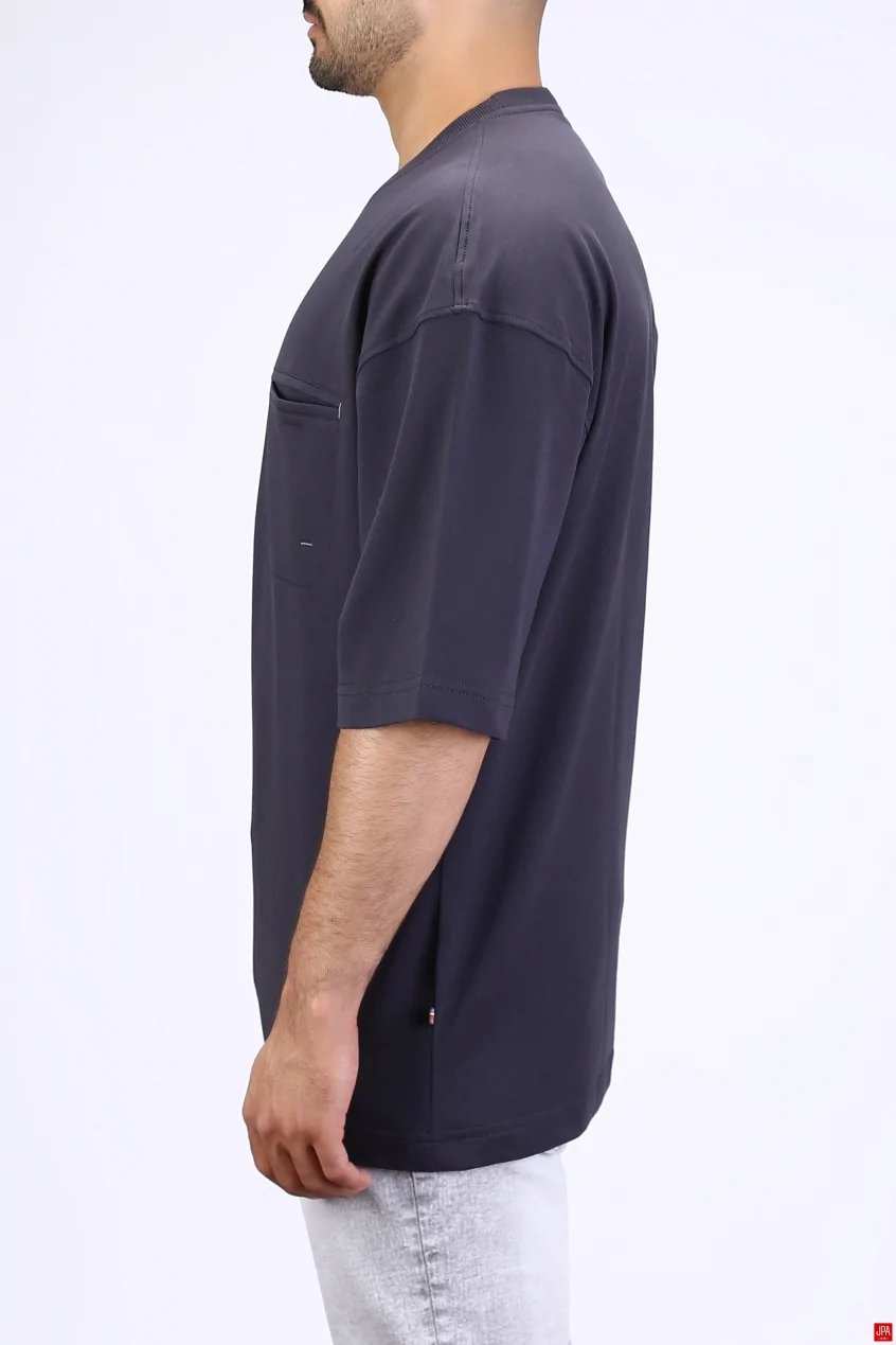 تیشرت مردانه ساده باکسی ( کوتاه ) جی پی ای JPA – کد 05092