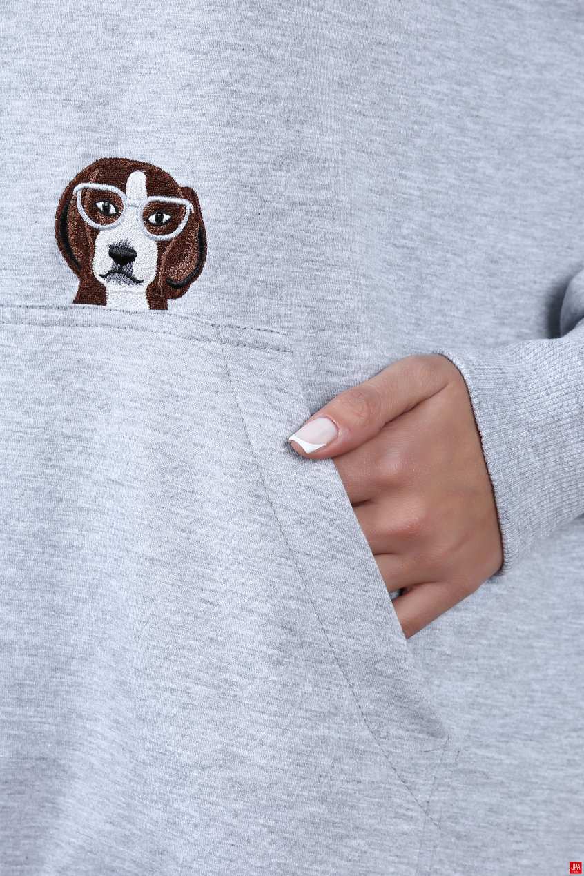 هودی زنانه مشکی جی پی ای JPA کد 01176