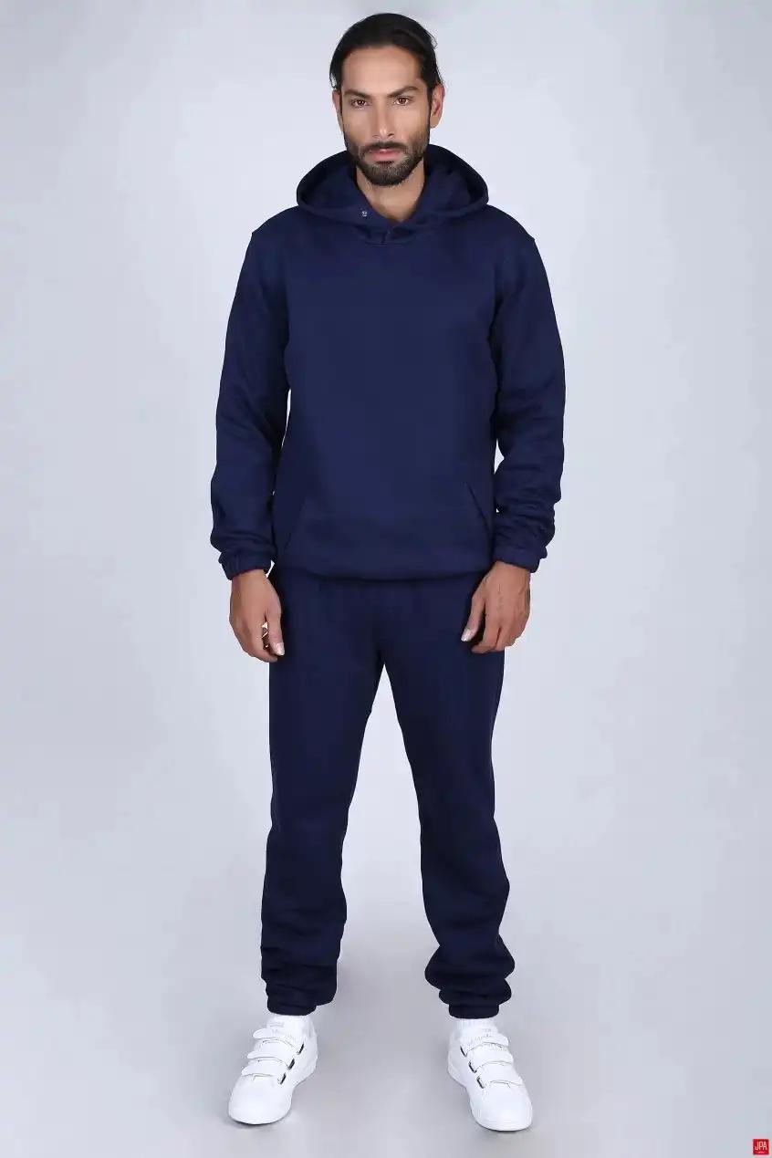 ست هودی و شلوار مردانه مشکی جی پی ای JPA کد 02042