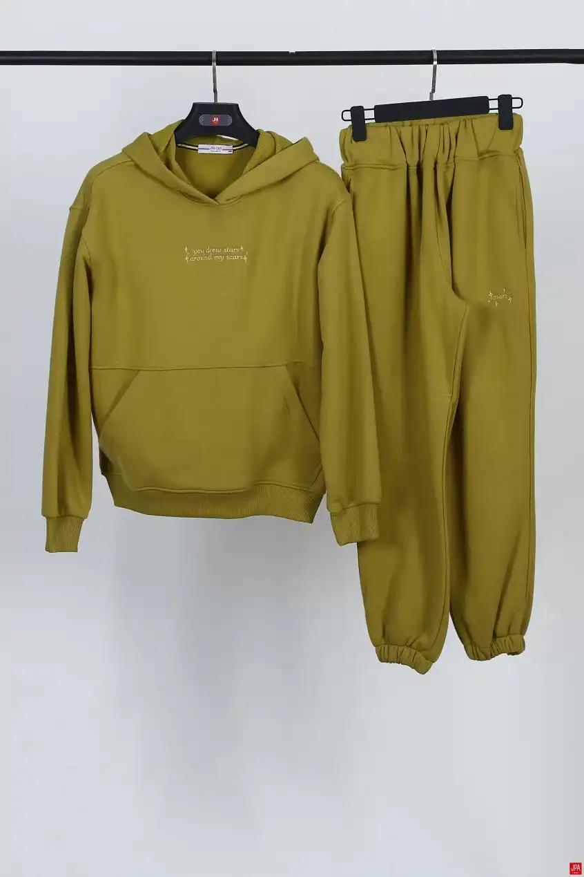 ست هودی و شلوار زنانه مشکی جی پی ای JPA کد 02025