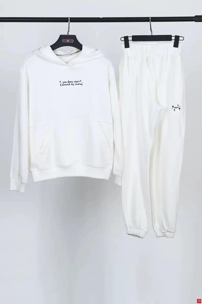 ست هودی و شلوار زنانه مشکی جی پی ای JPA کد 02025