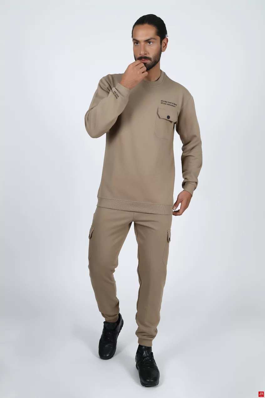 ست بلوز و شلوار مردانه مشکی جی پی ای JPA کد 02099