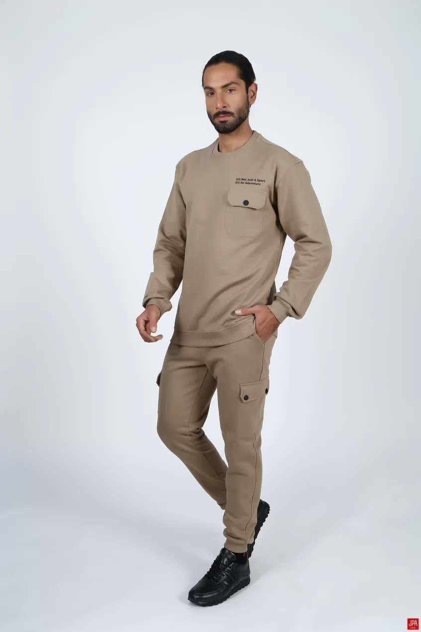 ست بلوز و شلوار مردانه مشکی جی پی ای JPA کد 02099