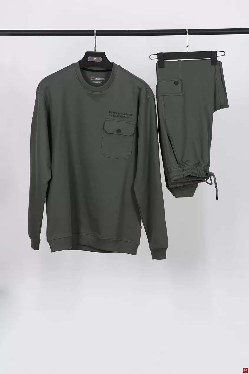 ست بلوز و شلوار مردانه مشکی جی پی ای JPA کد 02099