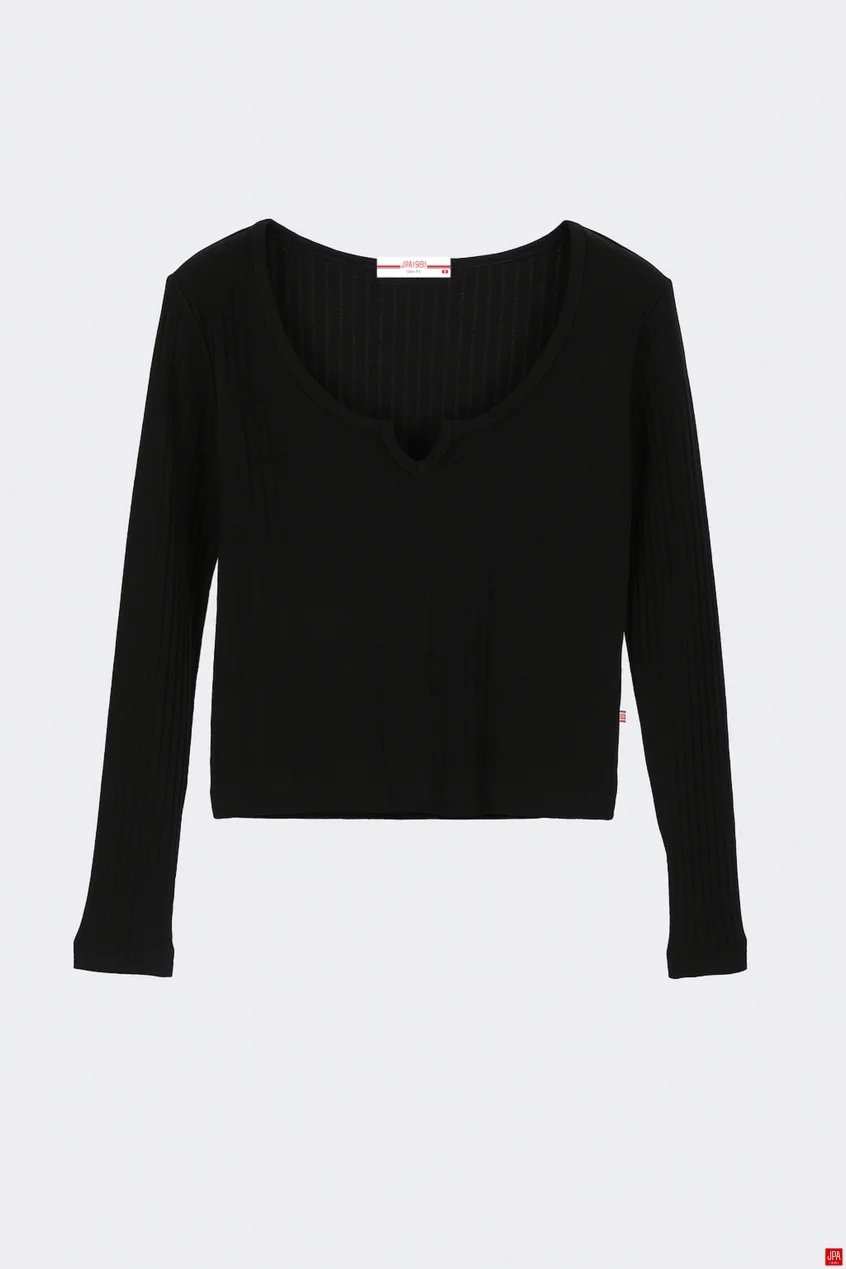 بلوز زنانه مشکی جی پی ای JPA کد 02122