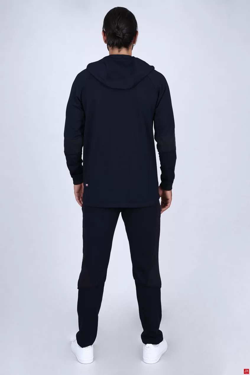ست سویشرت و شلوار مردانه مشکی جی پی ای JPA کد 02073