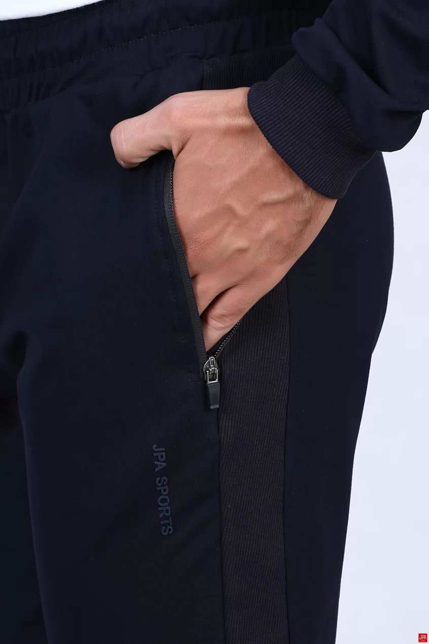 ست سویشرت و شلوار مردانه مشکی جی پی ای JPA کد 02073