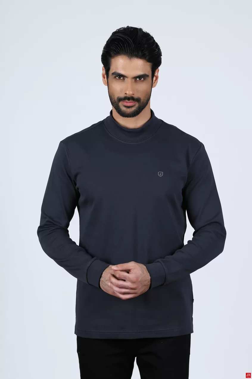 بلوز مردانه مشکی جی پی ای JPA کد 02145