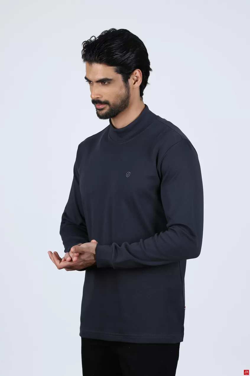 بلوز مردانه مشکی جی پی ای JPA کد 02145