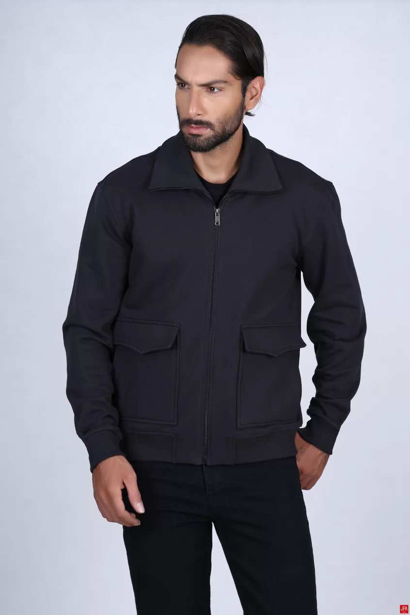 سویشرت مردانه مشکی جی پی ای JPA کد 02101