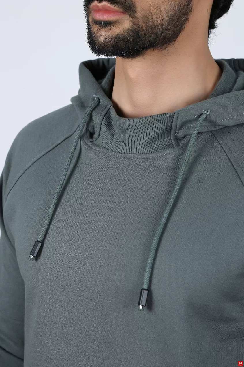 هودی مردانه سبز تیره جی پی ای JPA کد 02119
