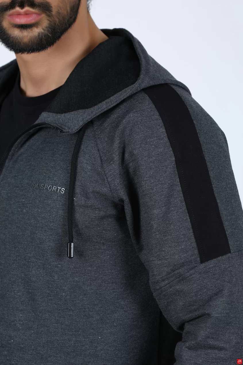 سویشرت و شلوار مردانه مشکی جی پی ای JPA کد 02084