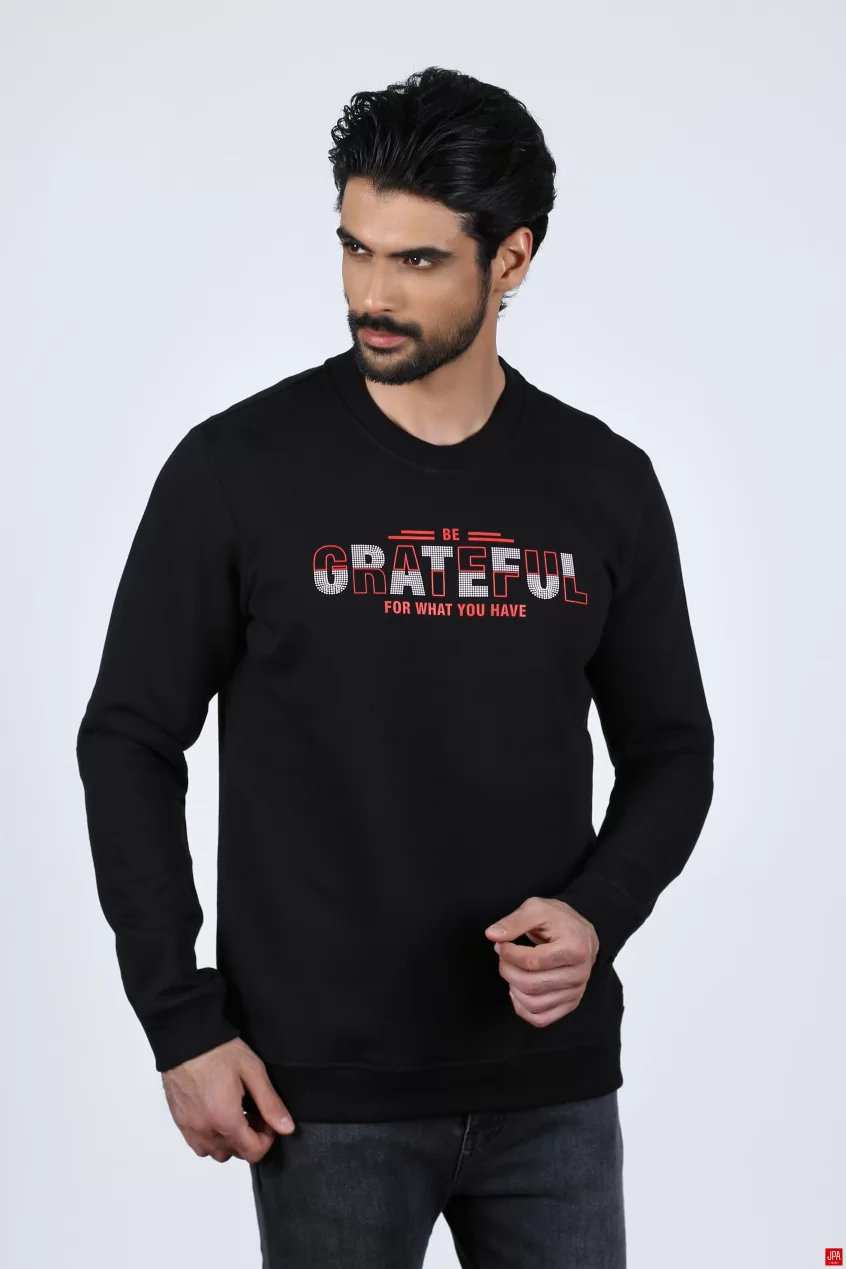 بلوز مردانه مشکی جی پی ای JPA کد 02138