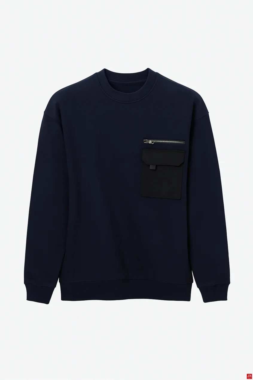 بلوز مردانه مشکی جی پی ای JPA کد 02132