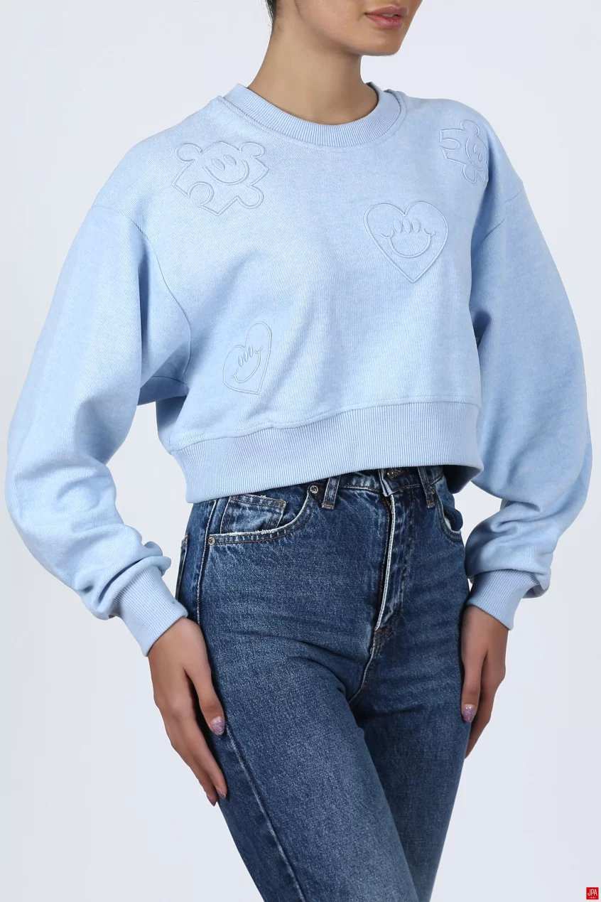 بلوز زنانه سبز روشن جی پی ای JPA کد 02178