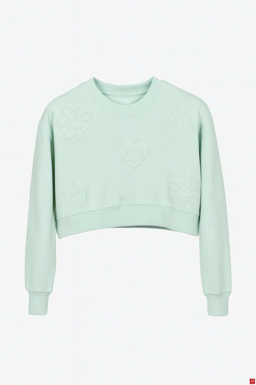 بلوز زنانه سبز روشن جی پی ای JPA کد 02178