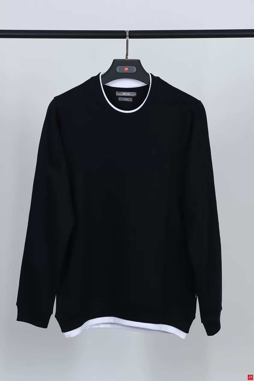 بلوز مردانه مشکی جی پی ای JPA کد 02179