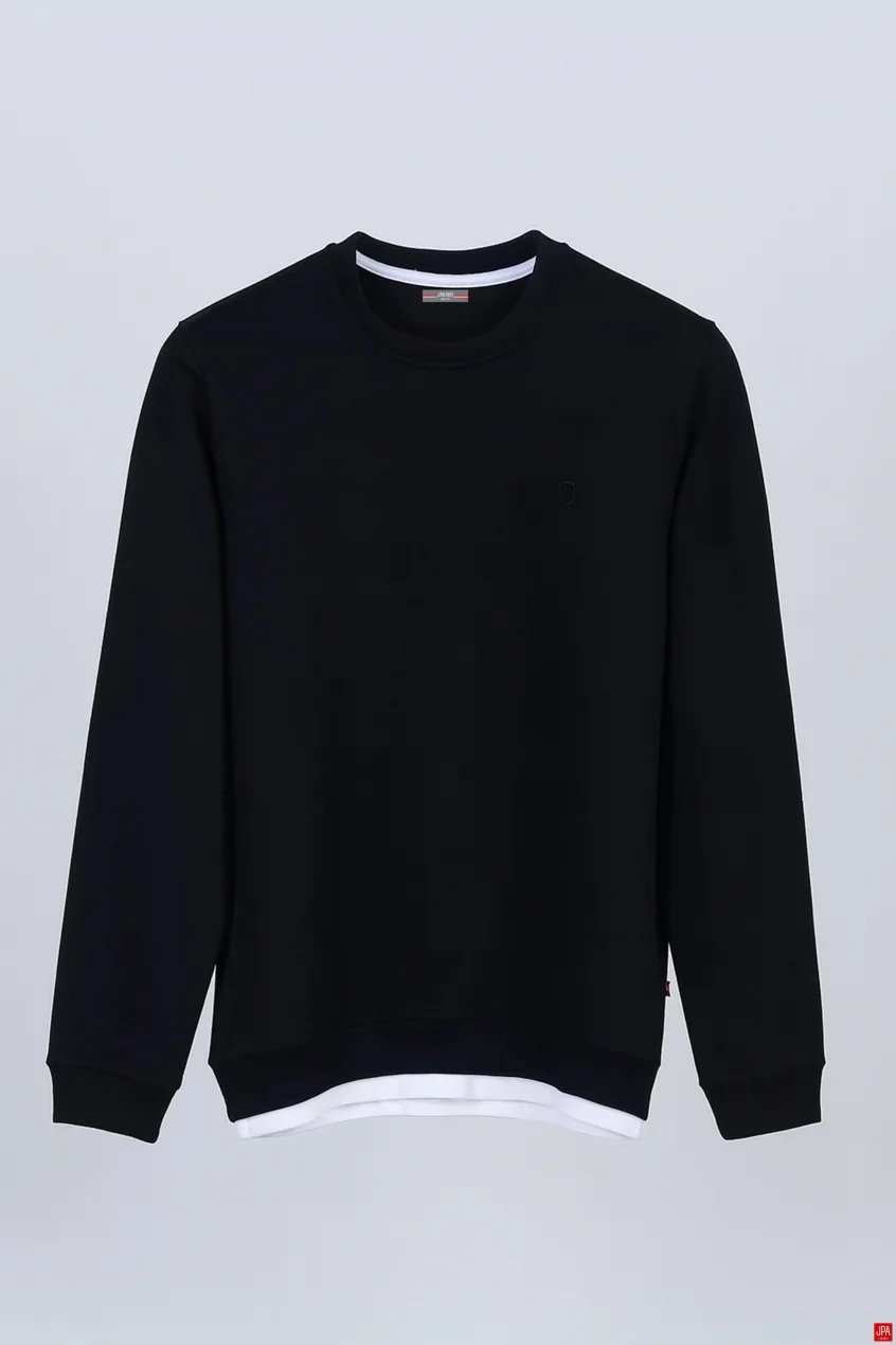 بلوز مردانه مشکی جی پی ای JPA کد 02179