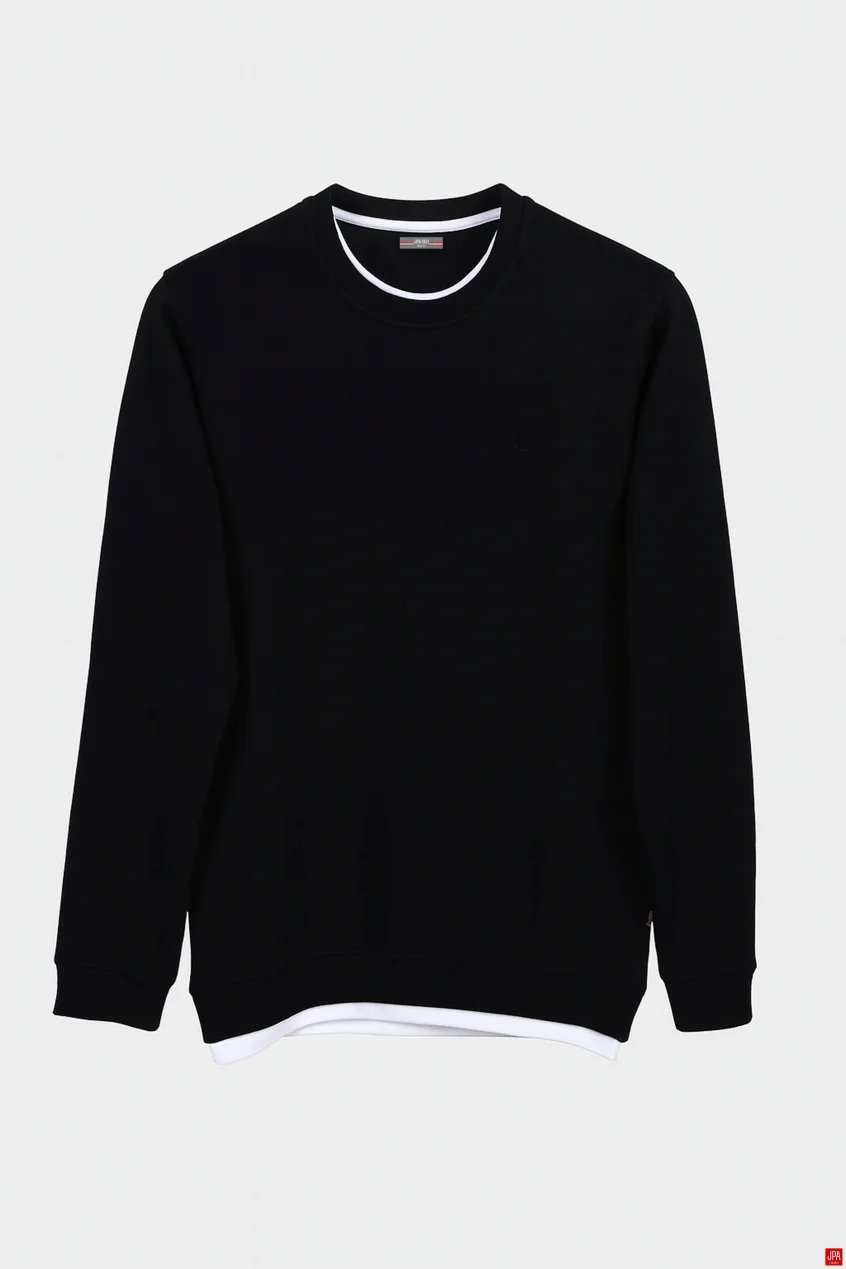 بلوز مردانه مشکی جی پی ای JPA کد 02179