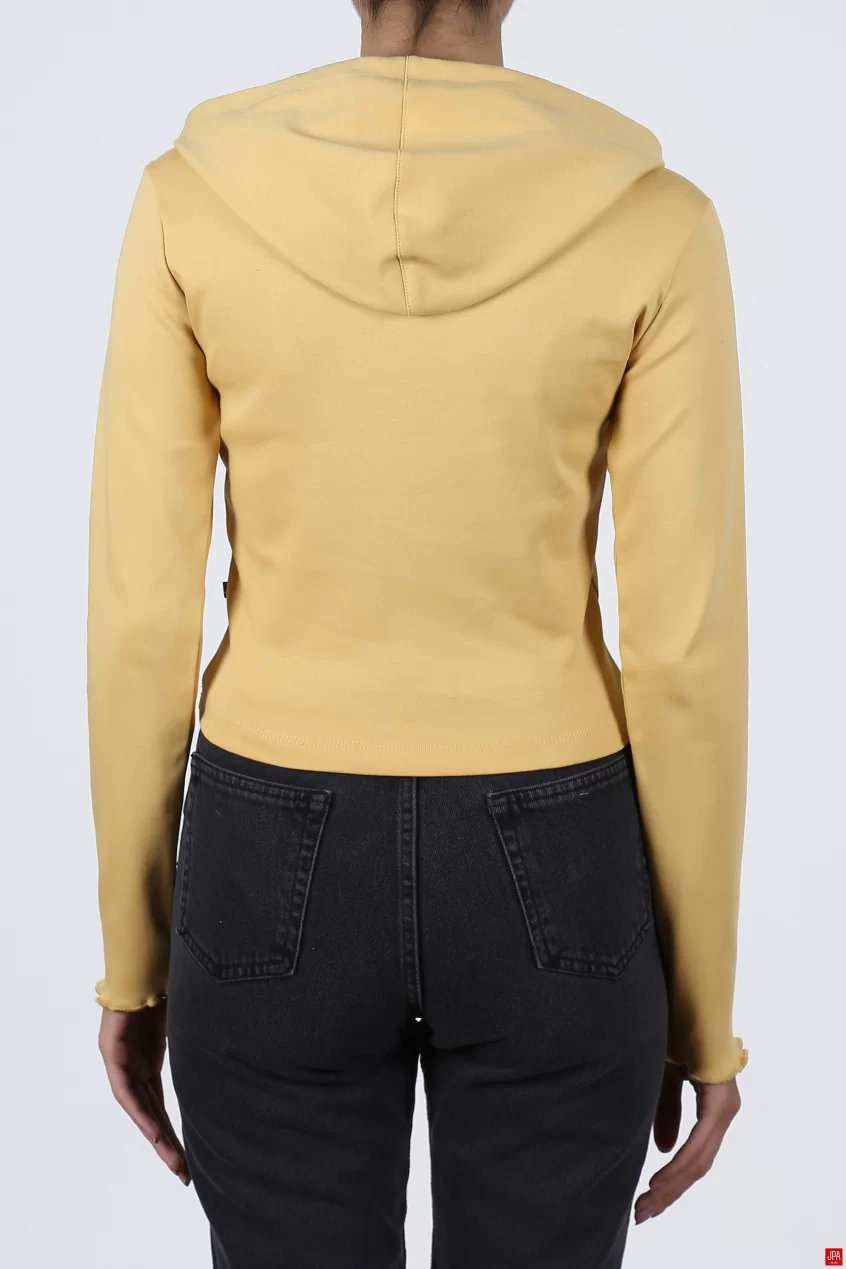 هودی زنانه کلاهدار اسلیم مشکی جی پی ای JPA کد 02110