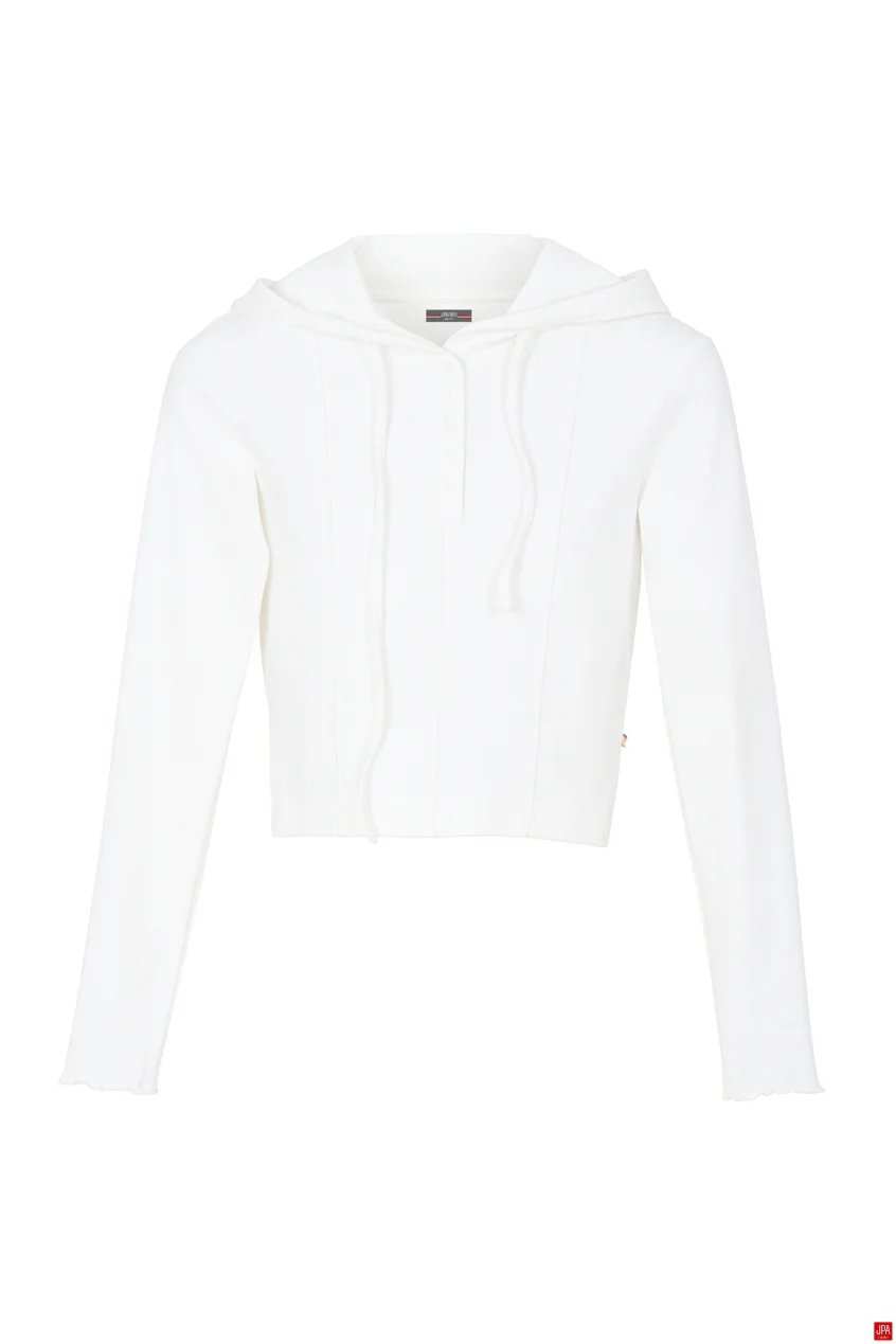 هودی زنانه کلاهدار اسلیم مشکی جی پی ای JPA کد 02110