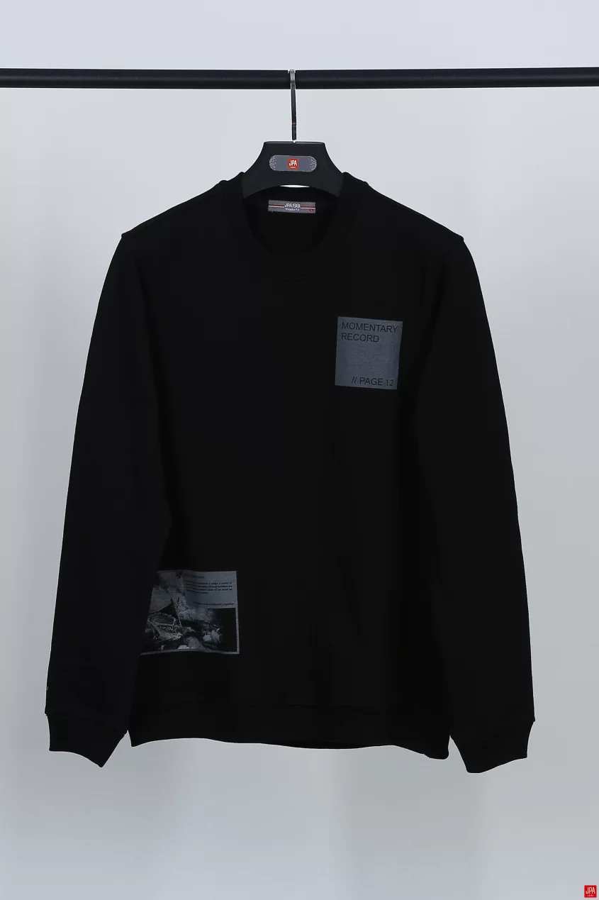 بلوز مردانه مشکی جی پی ای JPA کد 02137