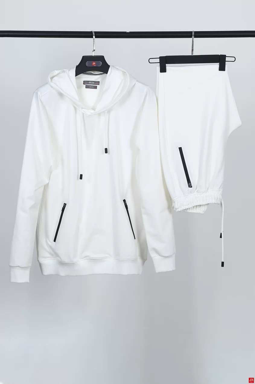 ست هودی و شلوار مردانه مشکی جی پی ای JPA کد 02164