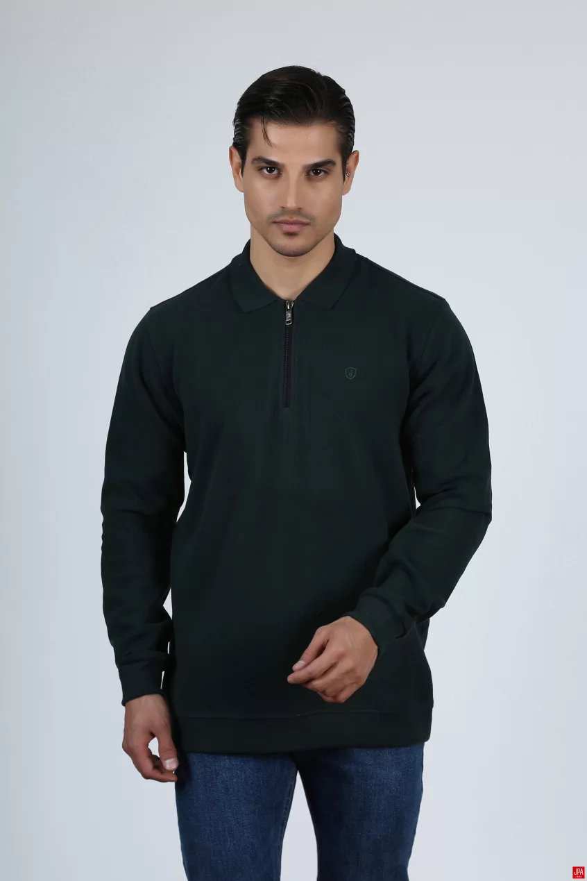 بلوز مردانه مشکی جی پی ای JPA کد 02153