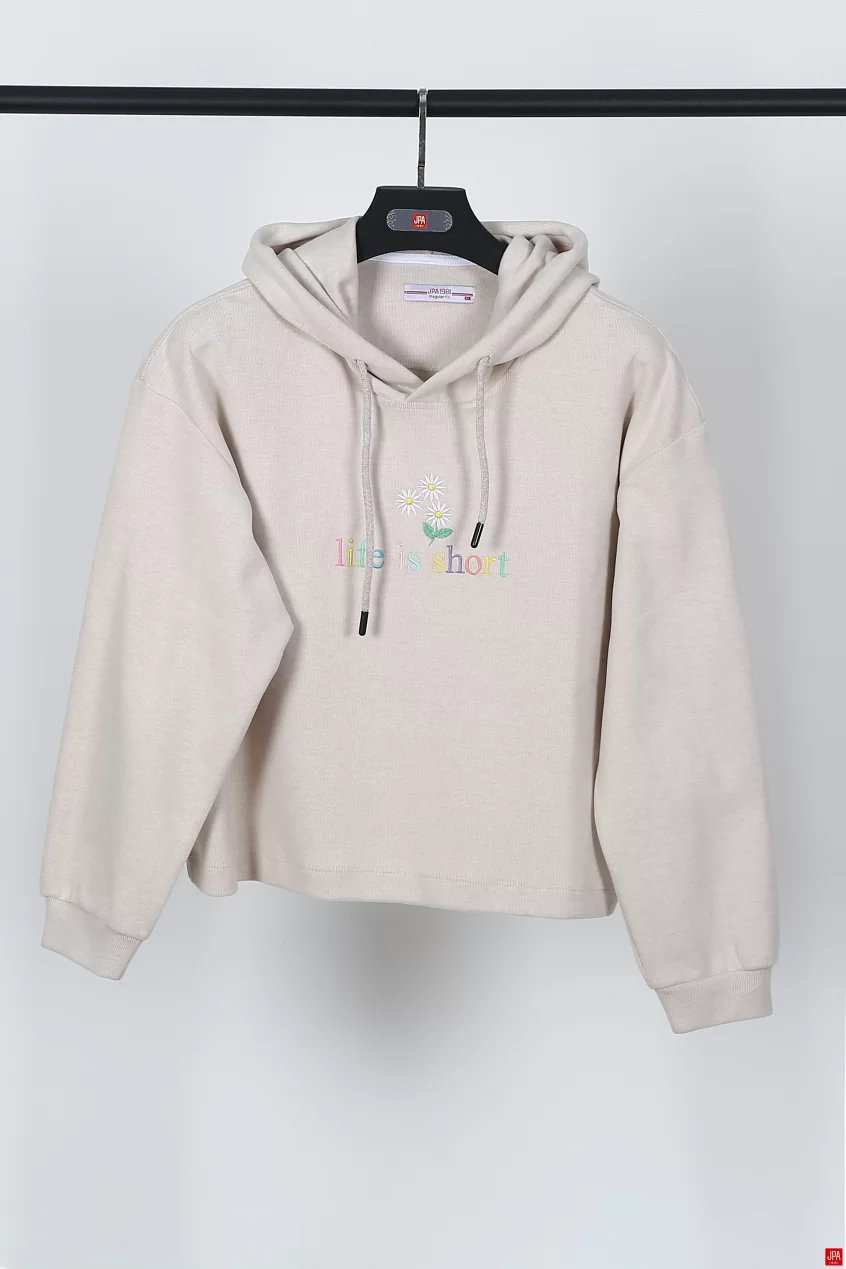 هودی زنانه سبز روشن جی پی ای JPA کد 02183