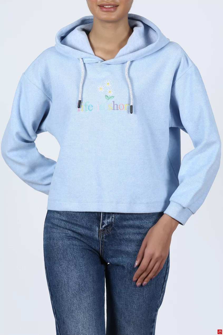 هودی زنانه سبز روشن جی پی ای JPA کد 02183