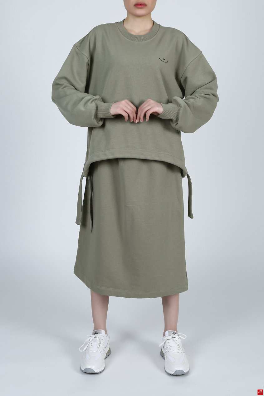 ست بلوز و دامن زنانه شیری جی پی ای JPA کد 02072