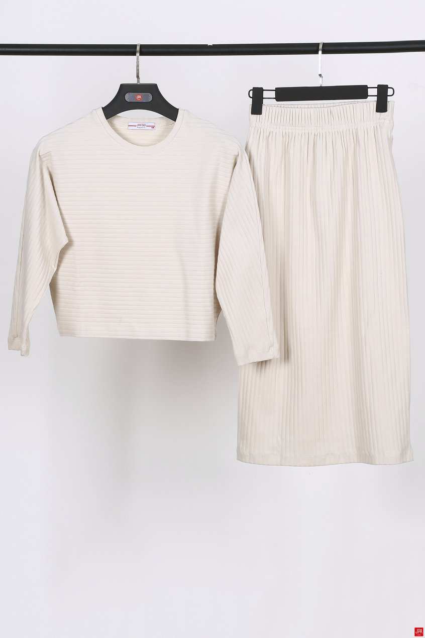 ست بلوز و دامن زنانه مشکی جی پی ای JPA کد 02151