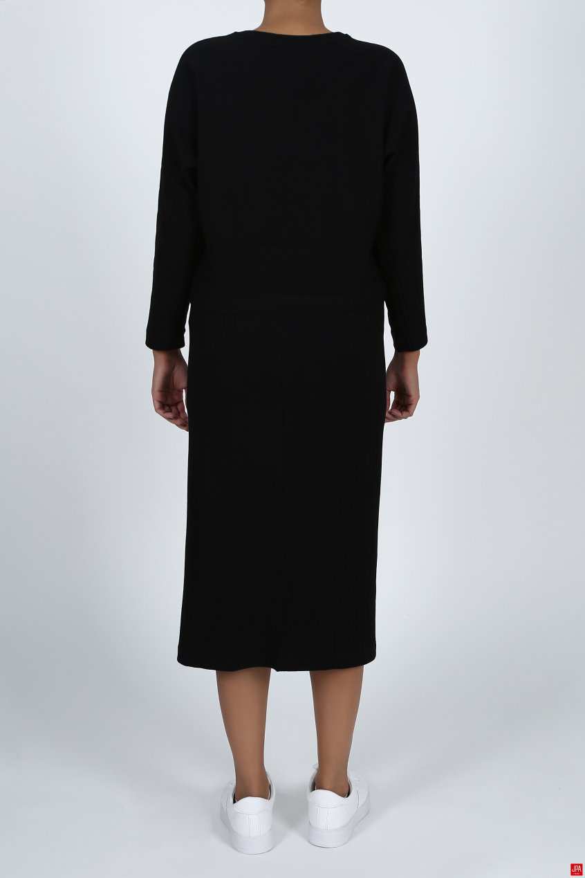 ست بلوز و دامن زنانه مشکی جی پی ای JPA کد 02151