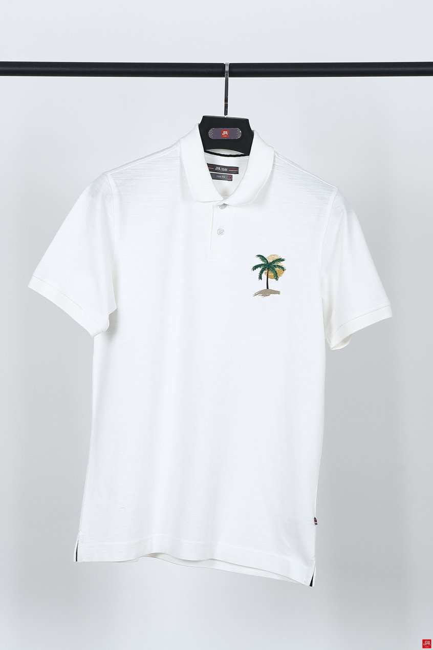 پولوشرت مردانه اسلیم سرمه ای جی پی ای JPA کد 02219