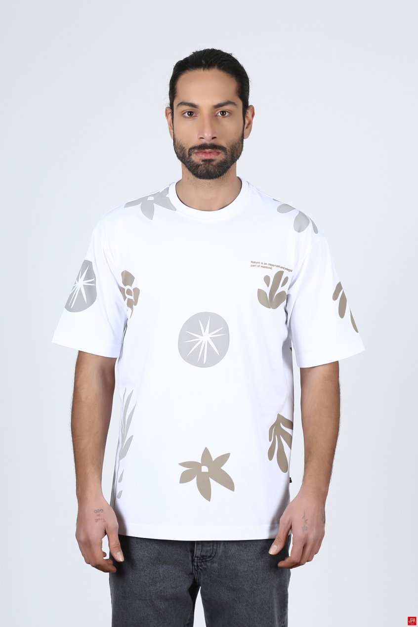 تی شرت مردانه سفید جی پی ای JPA کد 02285