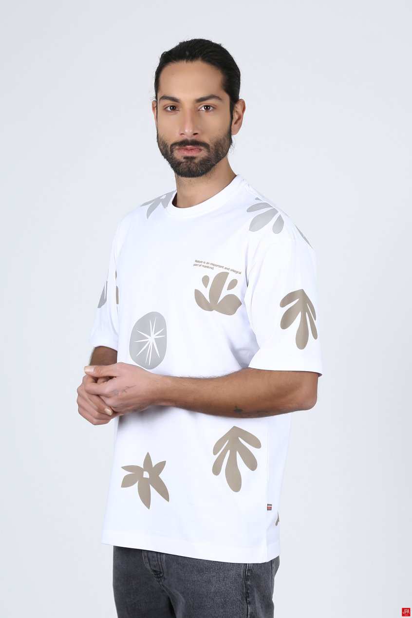 تی شرت مردانه سفید جی پی ای JPA کد 02285