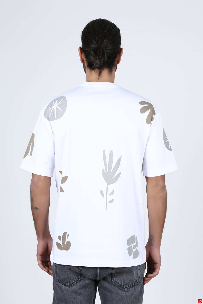تی شرت مردانه سفید جی پی ای JPA کد 02285