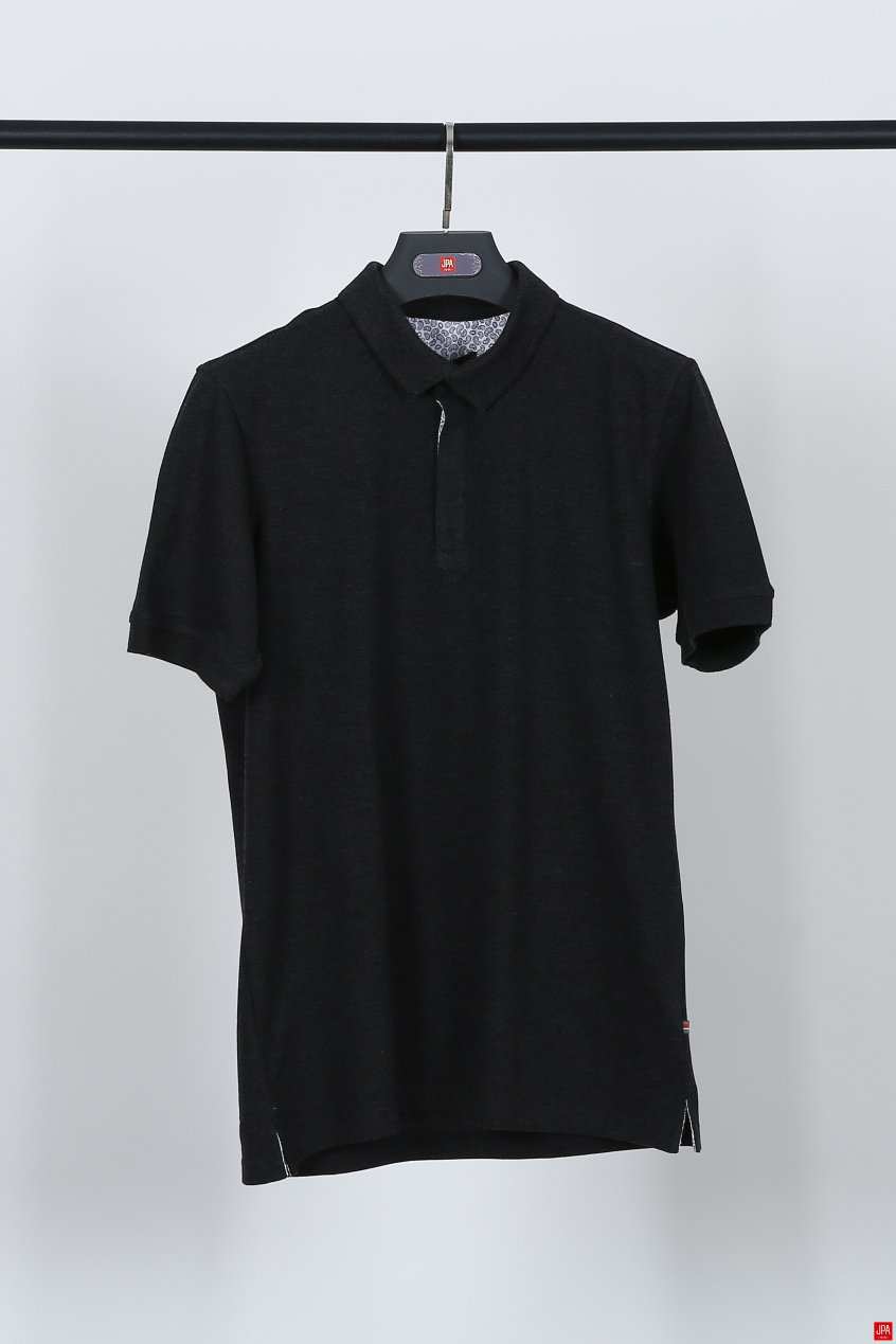پولوشرت مردانه مشکی جی پی ای JPA کد 02301