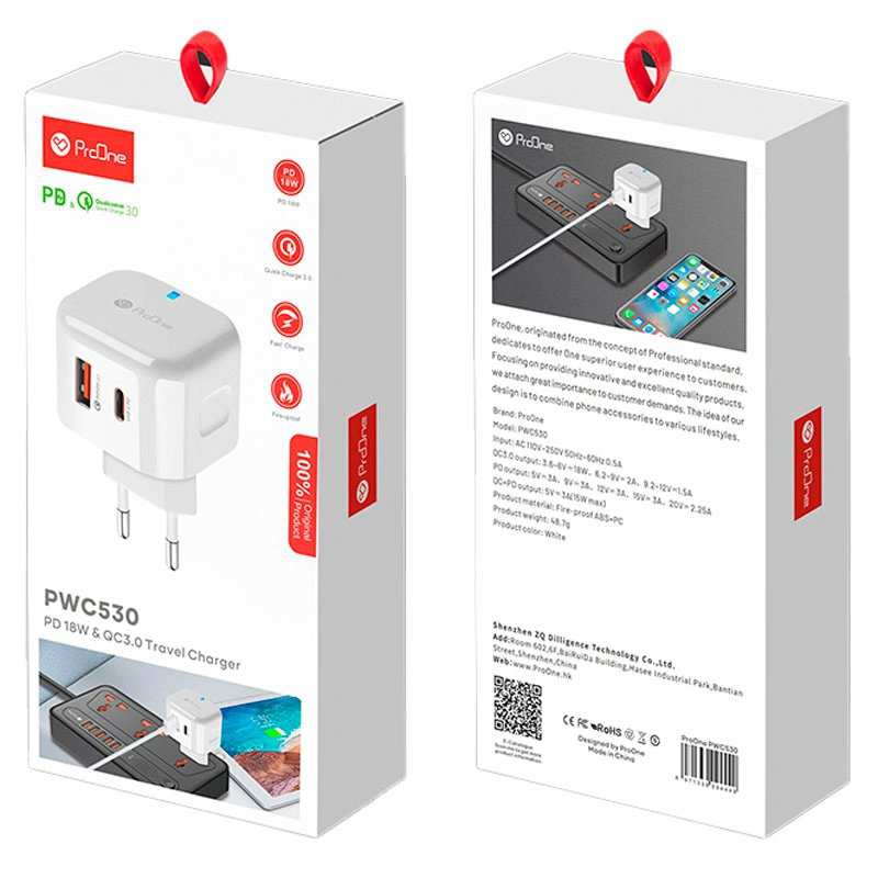 شارژر دیواری پرووان مدل PWC530