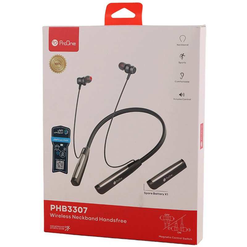 هندزفری بلوتوثی گردنی پرووان مدل PHB3307