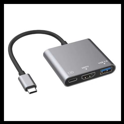 تبدیل Type-C به USB Type-C، USB Type-A، HDMI پرووان مدل PHU552