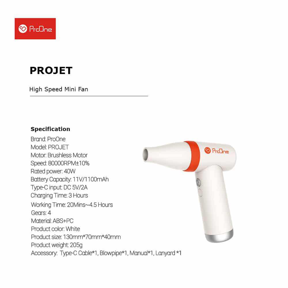 مینی فن پرووان مدل ProJet